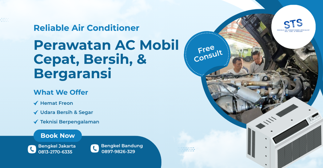 Blue and White Modern Air Conditioning Repair Facebook Ad (2)